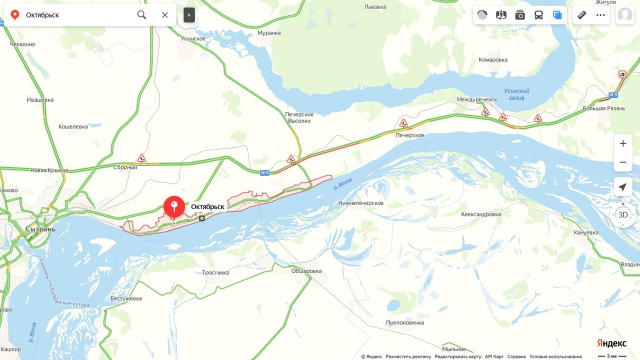 Карта пробок м5 онлайн