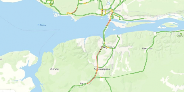 Карта тольятти пробки онлайн трасса м5