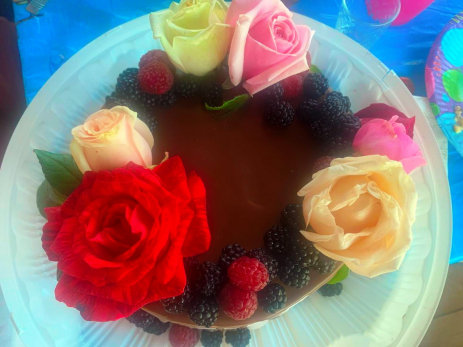 Розы из крема для торта