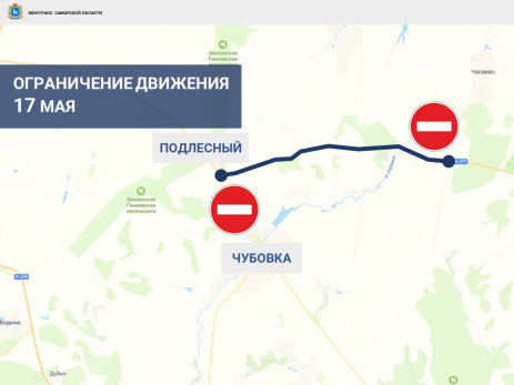 В Самарской области загородные трассы перекроют на время первенства ПФО