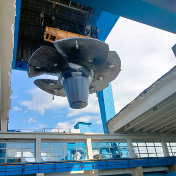 Гигантское колесо из Сызрани «докатилось» до Саратовской ГЭС