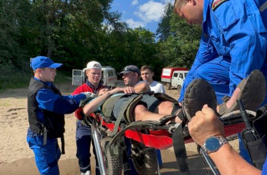 Спасатели эвакуировали пострадавшего с Грушинского фестиваля