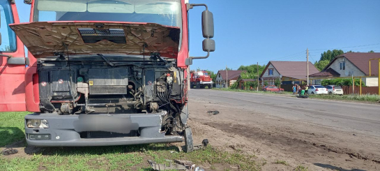 Утром под Сызранью Приора попала под удар большегруза