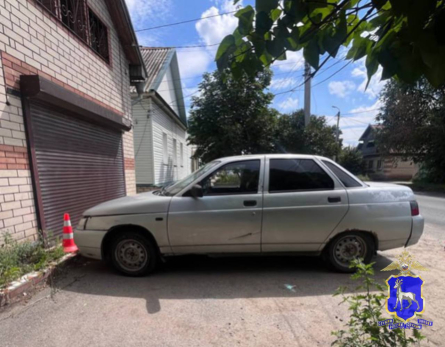 В Сызрани начинающий водитель задавил сам себя