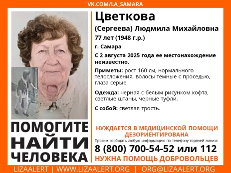 Посмотрите внимательно на фото: в сызранской электричке исчезла женщина с тростью