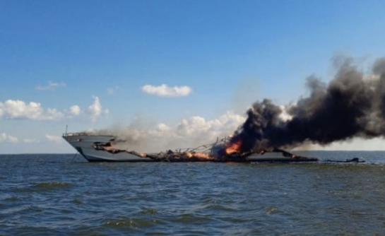 Рассекречена стоимость сгоревшей на Волге шикарной яхты