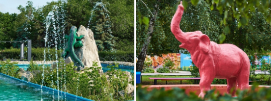 Известные всей Сызрани фонтаны «Ящерица» и «Розовый слон» теперь вошли в историю