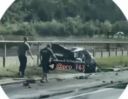 Машина всмятку: появилось видео жуткой аварии на Жигулевской ГЭС