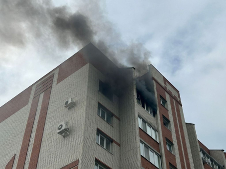 В эти минуты в Сызрани горит многоэтажка