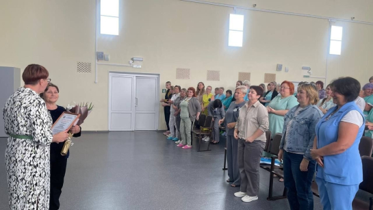 Старейший работник пансионата Сызрани отметила юбилей на работе