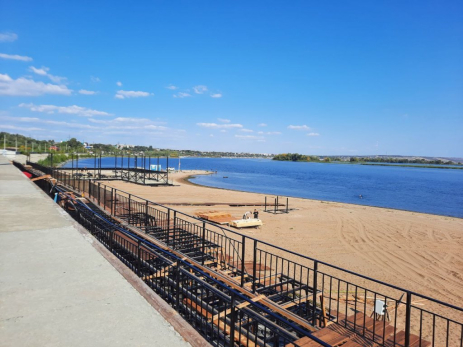 Новый сызранский пляж «Мельница» по ночам будет видно издалека