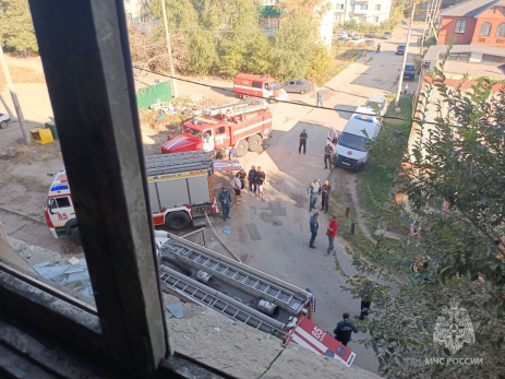 МЧС обнародовало видео с места гибели людей в сызранском общежитии