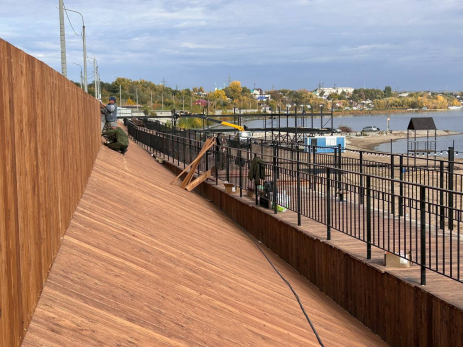 Через 20 дней в Сызрани должны открыть суперпляж: смотрим, что уже сделано на «Мельнице»