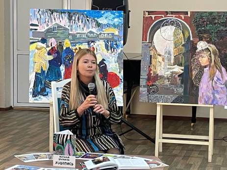 Известная художница Наталья Шепелева привезла в Сызрань «Счастливый год»