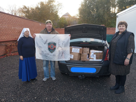 Поток грузов за «ленточку» из Сызрани не прекращается: на этот раз не обошлось без приятного сюрприза