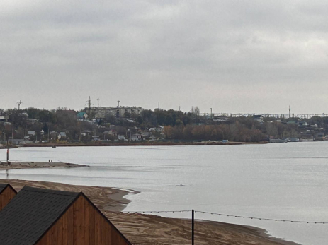 Риск огромный: на новом пляже Сызрани очевидцы заметили на Волге «бодрящую» картину