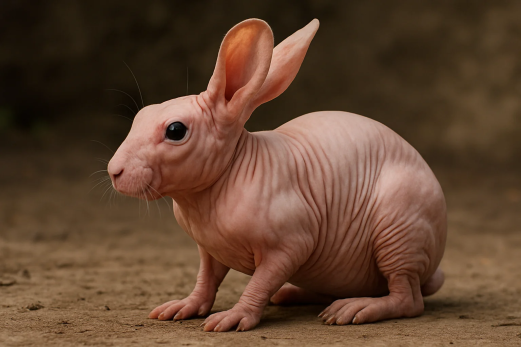 В Самарской области объявился жутковатый на вид кролик: возможно, он такой один в мире