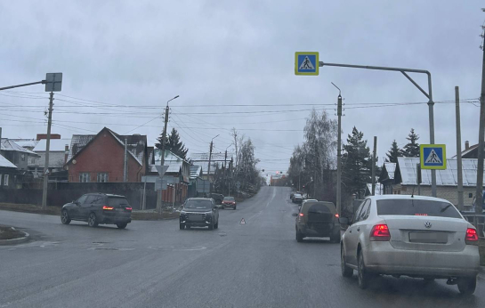 На проклятом сызранском перекрестке с картонной машиной ДПС произошло новое ДТП