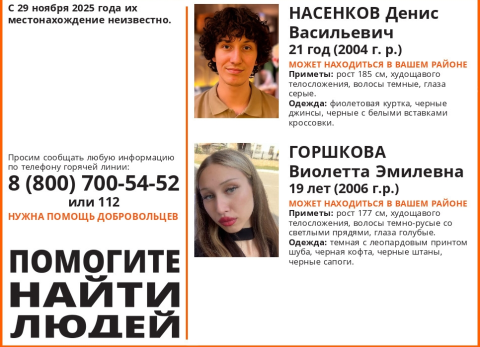 Молодые люди исчезли в один день: поиск идет и в Сызрани