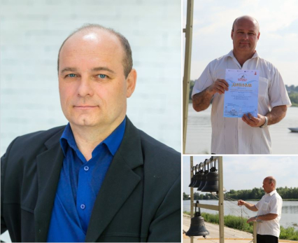 Главный звонарь Сызрани Андрей Видениктов сегодня принимает поздравления