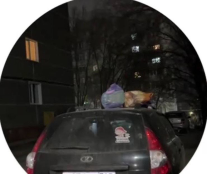 Кровавый перформанс: в Сызрани неадекватная женщина вешает на машины кишки