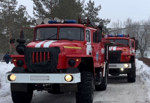 Под Сызранью перед морозами загорелась стена жилого дома