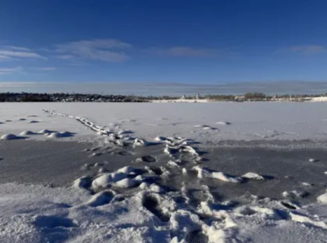 Новые замеры у Сызрани - спасатели оценили толщину льда на Волге в период мартовской оттепели