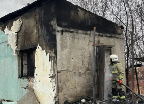 В Самарской области утром в огне сгорел мужчина