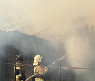 В Поволжье после взрыва на пороховом заводе вспыхнул пожар