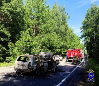 В Самарской области автобус с детьми попал в огненное ДТП