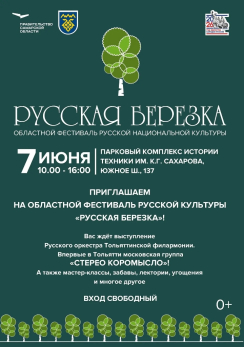 В Тольятти пройдет масштабный семейный фестиваль «Русская березка»: традиции, культура и единство народов