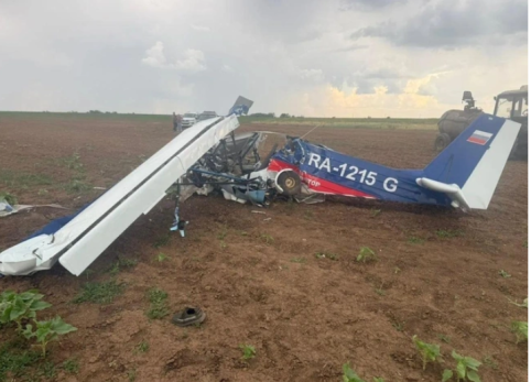 На кабину страшно смотреть: в Поволжье разбился самолет