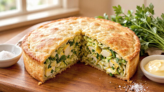 Ленивый заливной пирог с молодой капустой: максимум вкуса - минимум хлопот