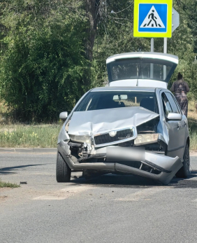 Авария на дороге к храму Сызрани: разбитую Шкоду трудно узнать