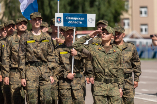 Самарские юноши принимают участие в Юнармейских военно-патриотических сборах ПФО «Гвардеец»