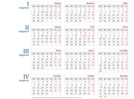 Длинные выходные, праздники и будни: опубликован производственный календарь  на 2024 год / Новости / КТВ-ЛУЧ