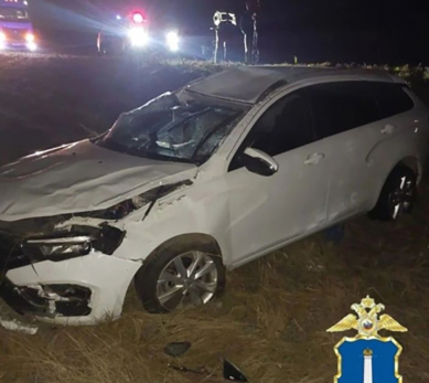 Повезло: 20-летний водитель за рулем Весты в кромешной тьме летел в Сызрань