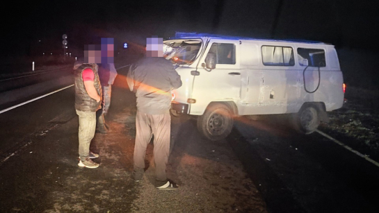 Какой-то олень перевернул под Сызранью «буханку» с людьми